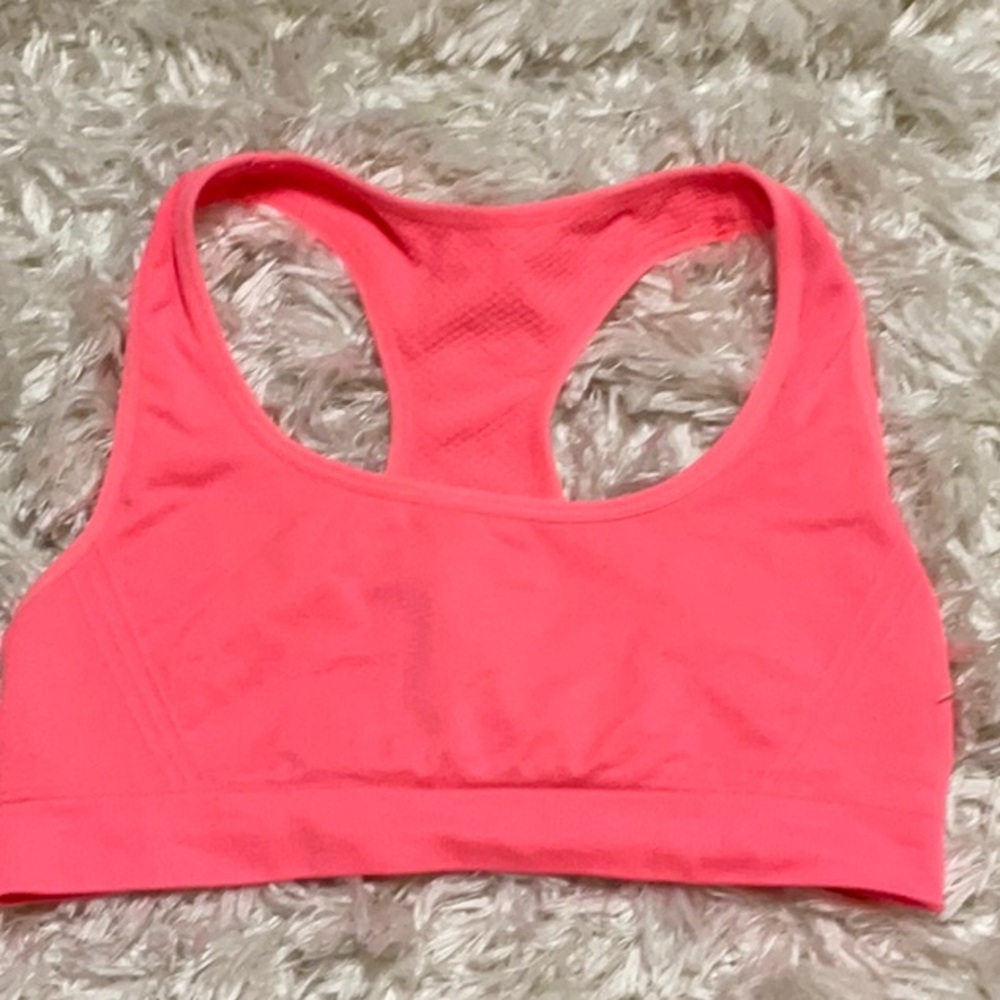 HOT PINK JUSTICE SPORTS BRA